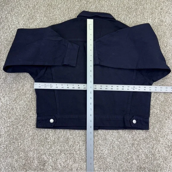 VTG Denim Jeans Jacket Blue Womens Size M Crop USA Made - Picture 5 of 9